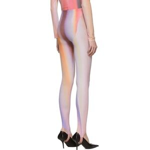 Mugler Multicolor Airbrush Gradient Leggings